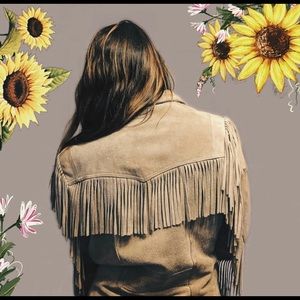 Vintage Suede Fringed Jacket